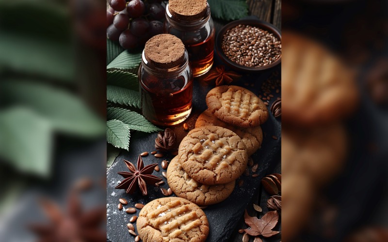 Biscoitos com gotas de chocolate Pilha 59.
