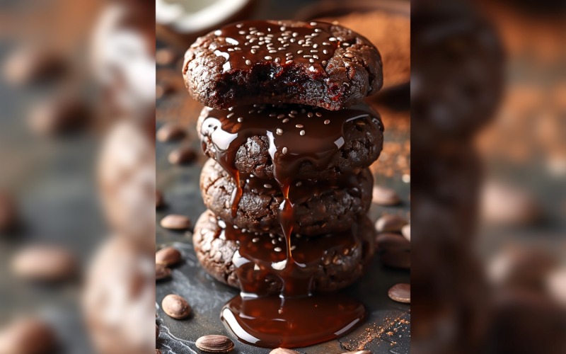 Chips Chocolate chip cookies och smulor 118