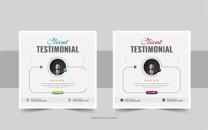 Feedback dei clienti o post sui social media con testimonianze dei clienti