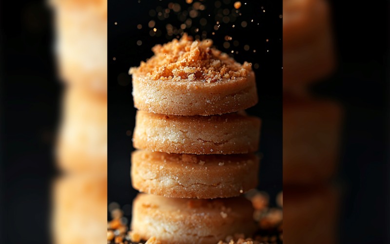 Плаваюче шоколадне печиво, складене 97 штук