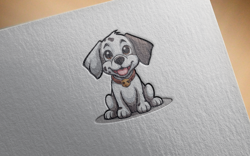 Logo de chien élégant 14-0359-23