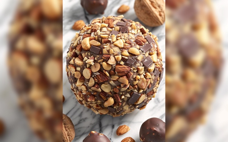 木托盘上的巧克力曲奇饼干拼贴 183