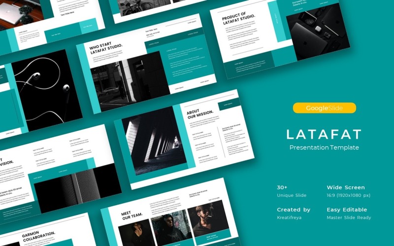 Latafat - Modèle de présentation de diapositives Google Business