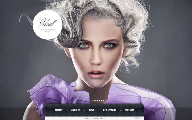 Beauty Salon Website Template #42436 - TemplateMonster