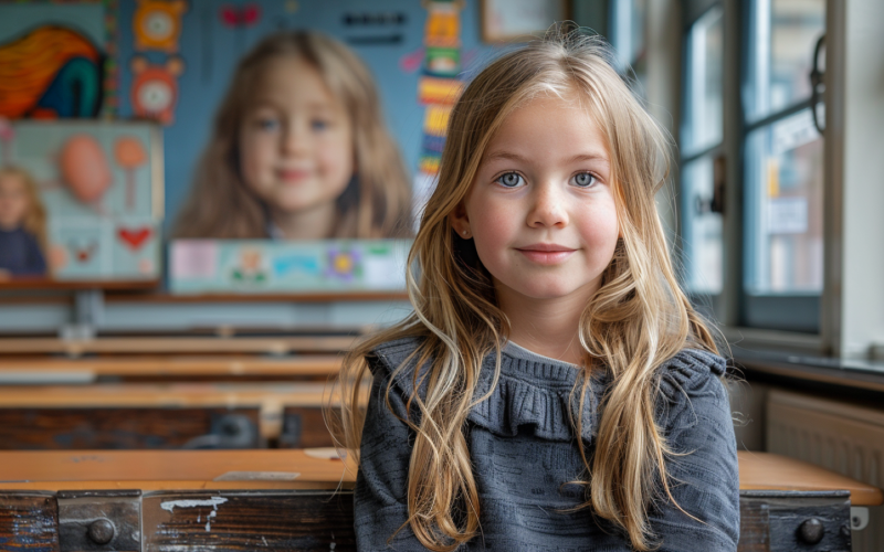 Bambini in classe Capacità immaginativa degli studenti 60