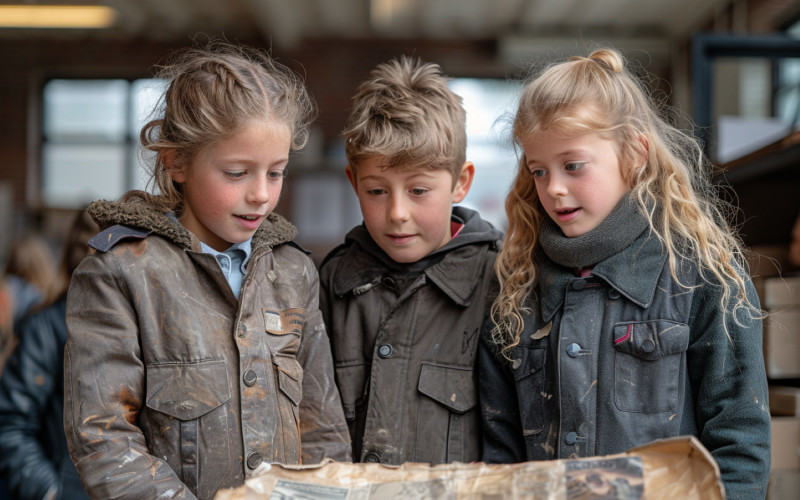 Enfants en classe Prouesses imaginatives des élèves 62