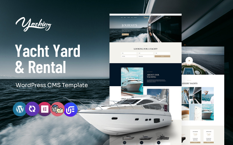 Yaching - Yacht Yard A Rental Multipurpose WordPress Elementor Theme