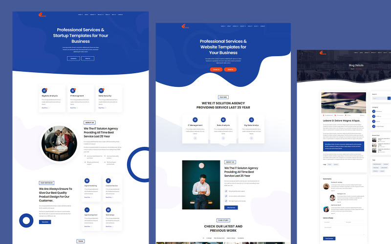 Basol - Modèle HTML de solution créative et informatique