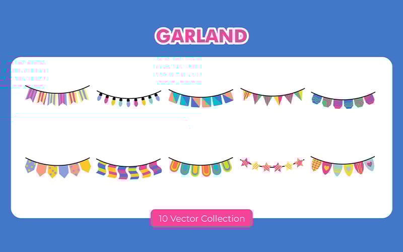 Garland Vector Set-collectie