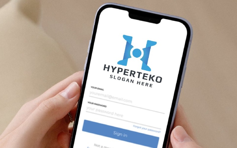 Logo Hyper Technologie Lettre H