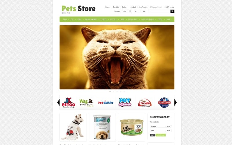 Pet Store PrestaShop Theme