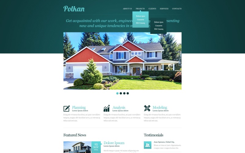 Real Estate Agency Responsive Website Template