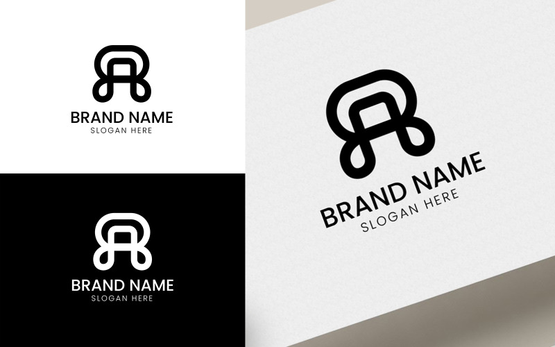 Lettre BA ou AB business logo vectoriel-06-76