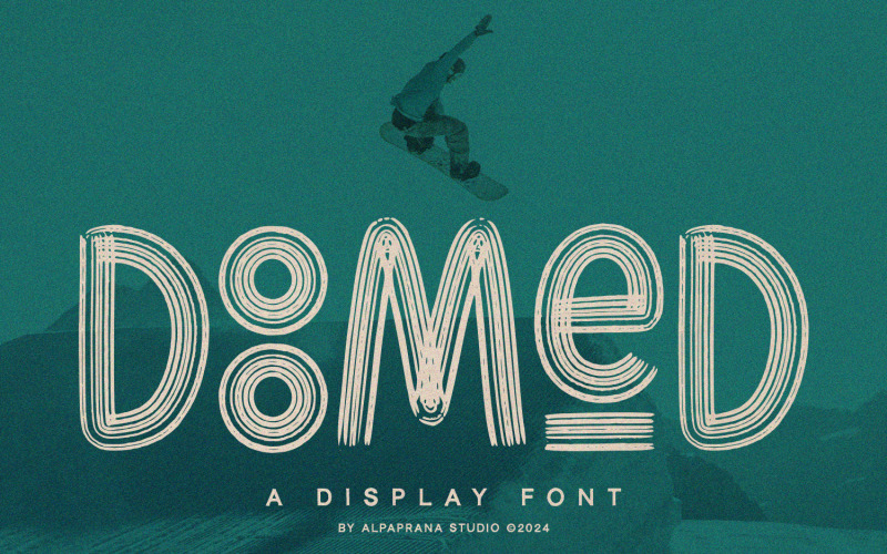 Doomed - Fonte do pincel de exibição
