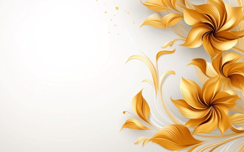 Wirbelnde Ornamente Hintergrund erstellt aus Gießen von Gold 84