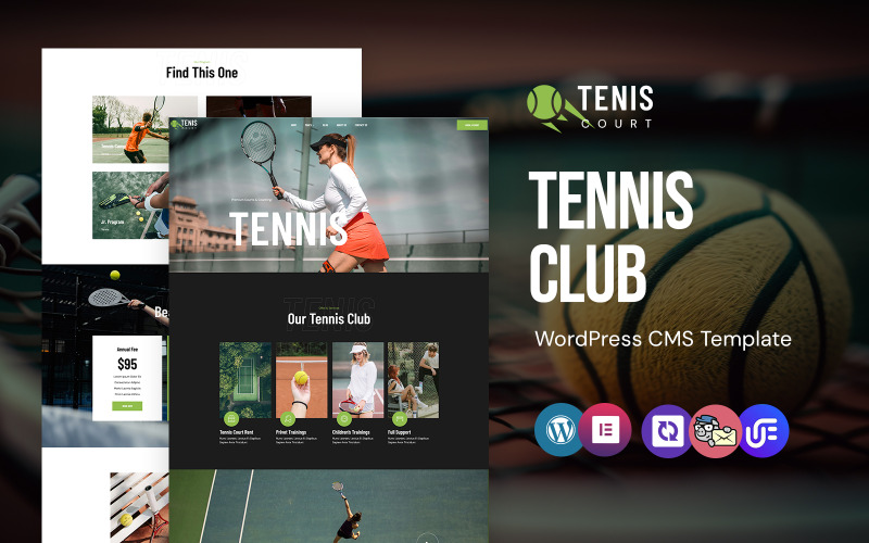 Tenis – Thème WordPress Elementor pour club de badminton et canapé