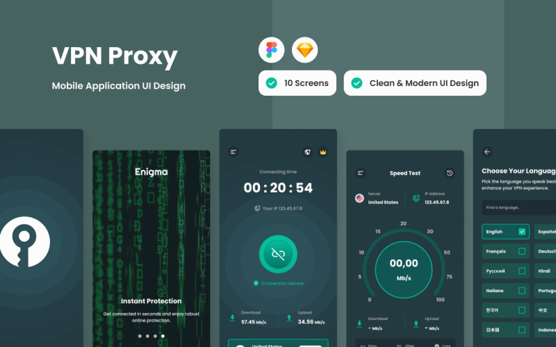 Enigma - Application mobile proxy VPN