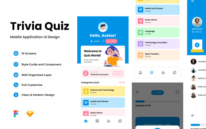 Genius - Trivia-Quiz-App für Mobilgeräte