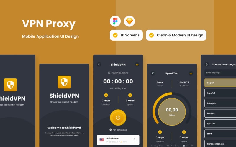 ShieldVPN - mobilní aplikace VPN Proxy