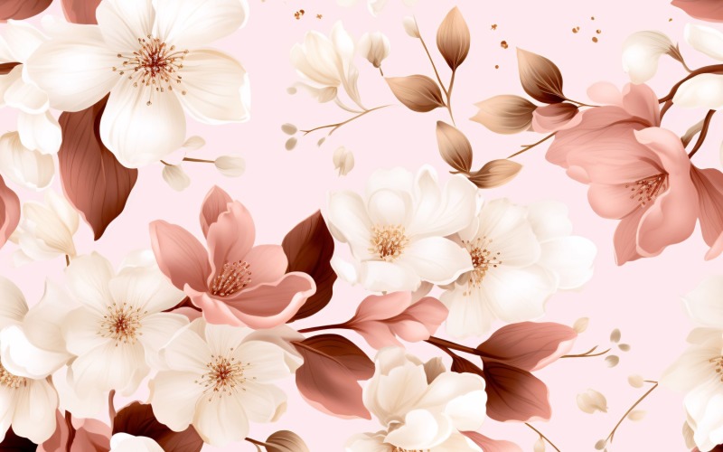 Bakgrund med blommönster 04