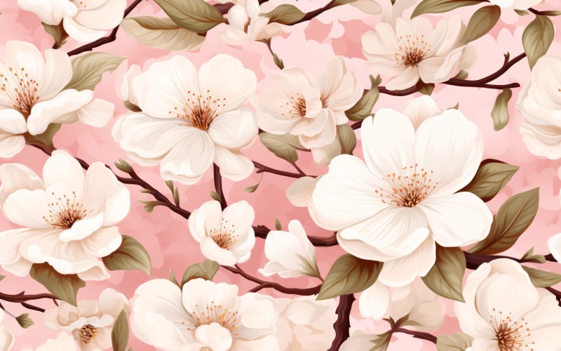 Blumenmuster-Fliesenhintergrund 50