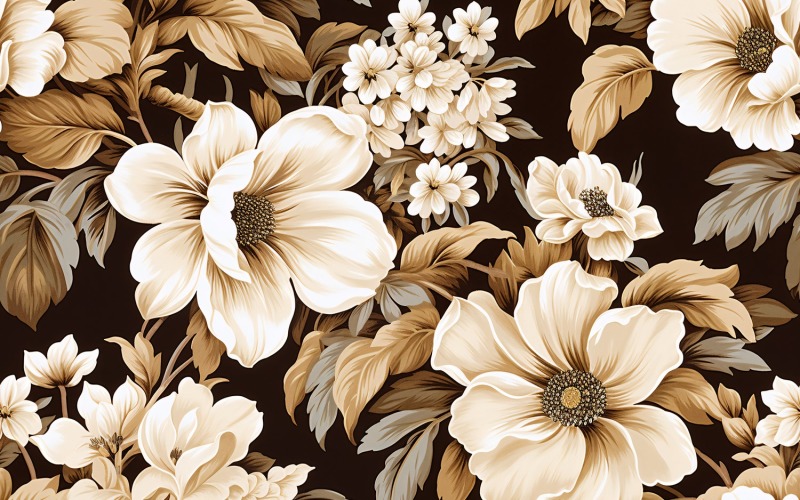 Blumenmuster-Fliesenhintergrund 68