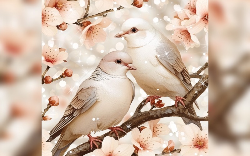 Floral Pattern Tile Background 100