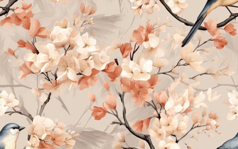 Floral Pattern Tile Background 108