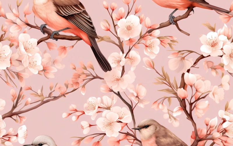 Floral Pattern Tile Background 112