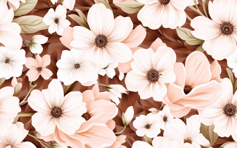 Floral Pattern Tile Background 12