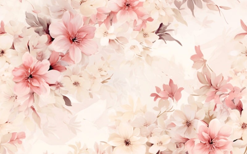 Floral Pattern Tile Background 19