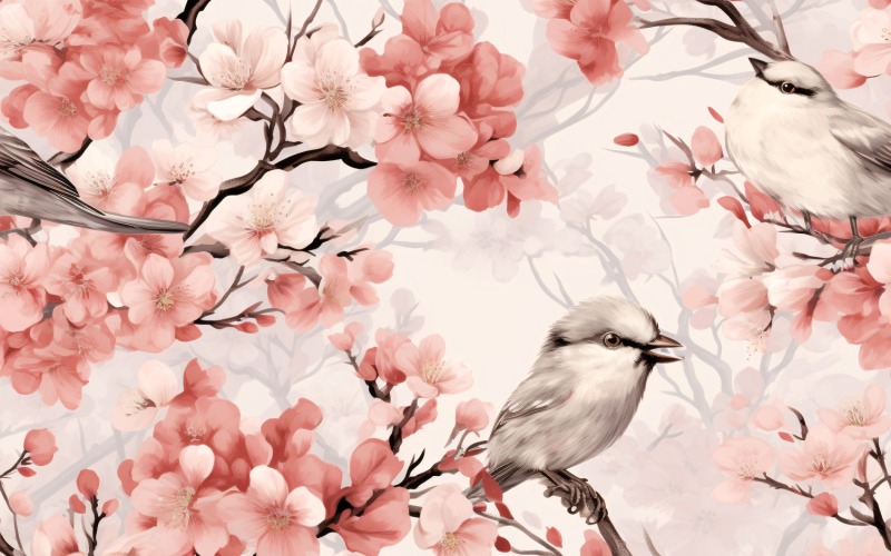 Floral Pattern Tile Background 24