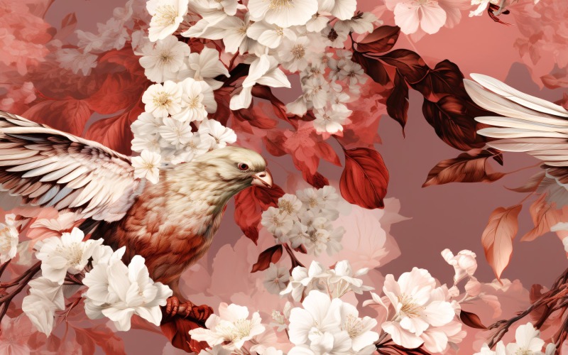 Floral Pattern Tile Background 26