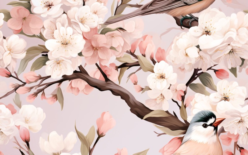 Fundo de azulejo com padrão floral 135