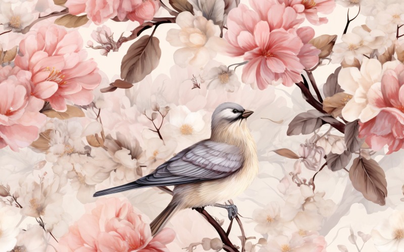 Bakgrund med blommönster 132