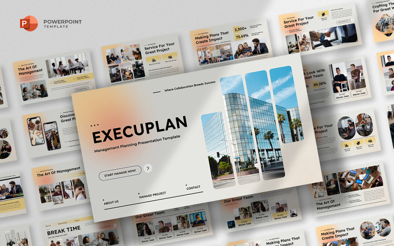 Execuplan – PowerPoint-Vorlage zur strategischen Planung