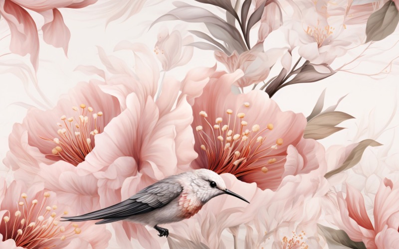 Floral Pattern Tile Background 86.