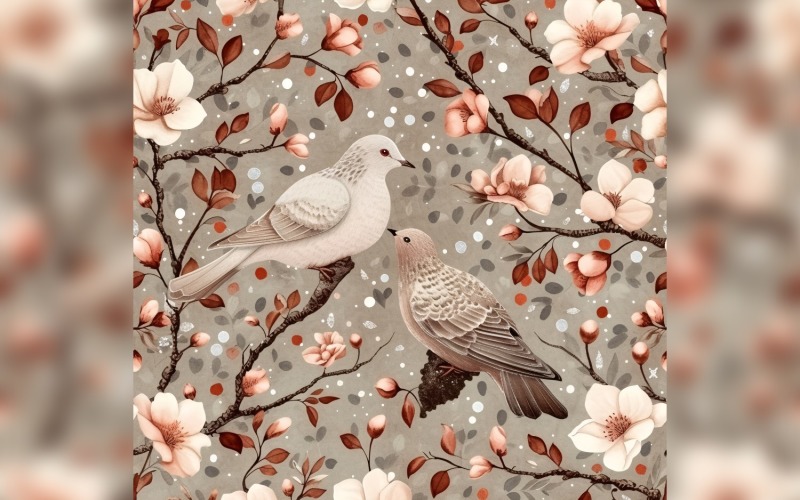 Fond De Carrelage Motif Floral 98