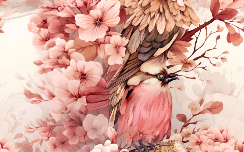 Fondo de mosaico con estampado floral 118