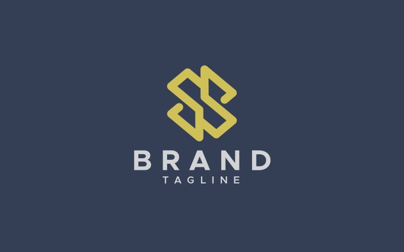 SS letter mark logo design
