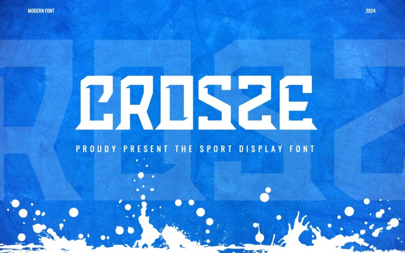 Crosze - Sport Display-Schriftart