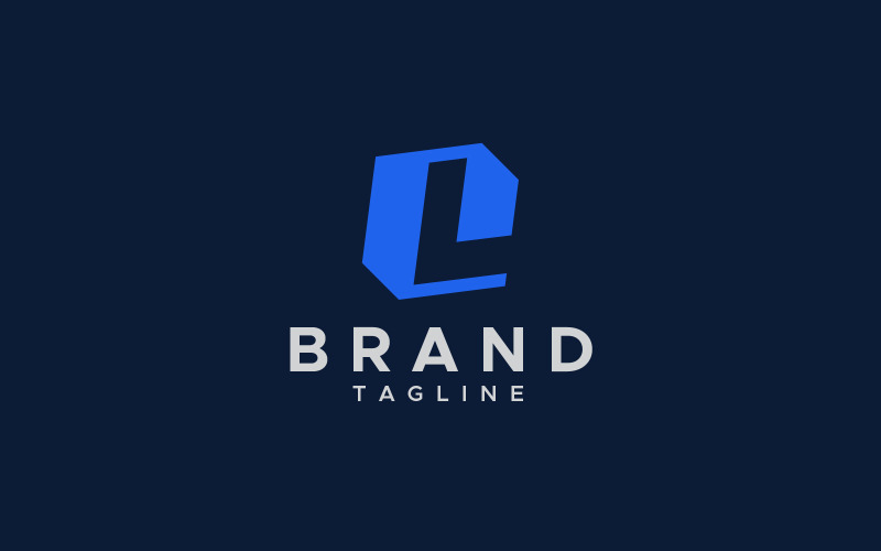 CL or LC letter minimal logo design