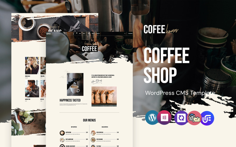 Cofeehomes – Café und Kaffee WordPress Elementor Theme