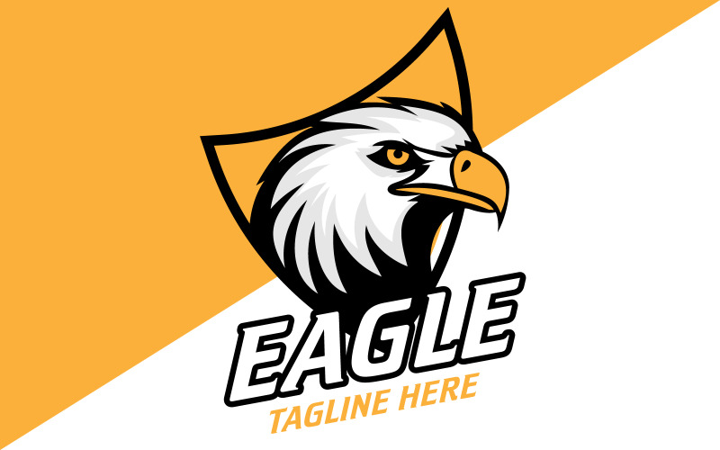 Logo dell'Aquila con scudo sullo sfondo, logo dello stemma, logo della squadra sportiva