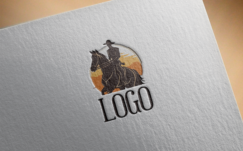 Elegant paardenlogo 2-0436-23