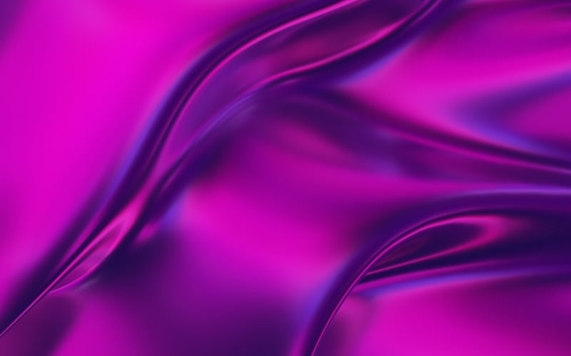 Representación 3d abstracta de ondas rosadas y moradas