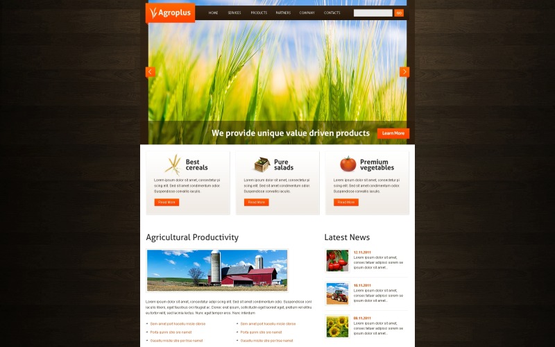 Agriculture PSD Template