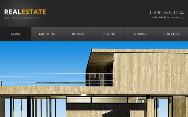 Real Estate Agency Facebook HTML CMS Template