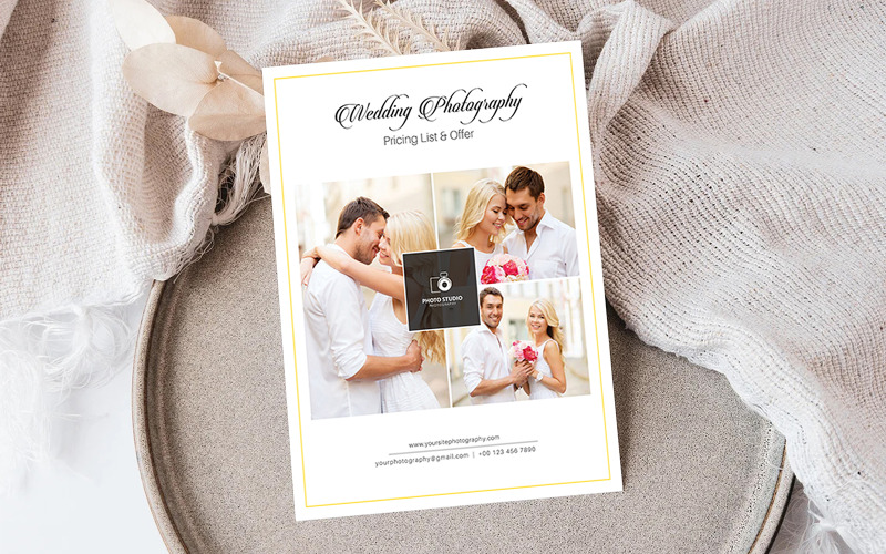 Canva Photography Fiyat Listesi Şablon Tasarımı