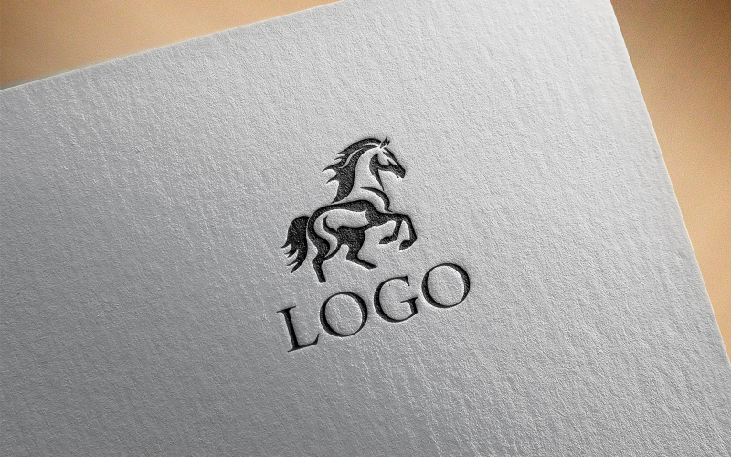 Elegante logo del cavallo 11-0445-23